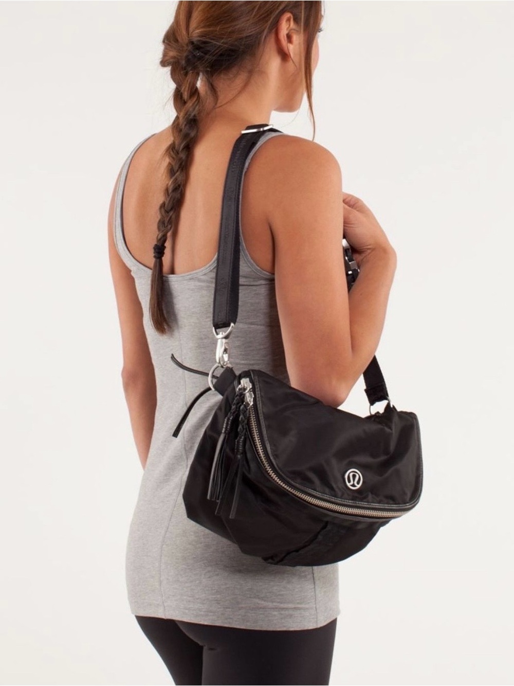 Lululemon Good Fortune Crossbody Shoulder Fanny Bag Black